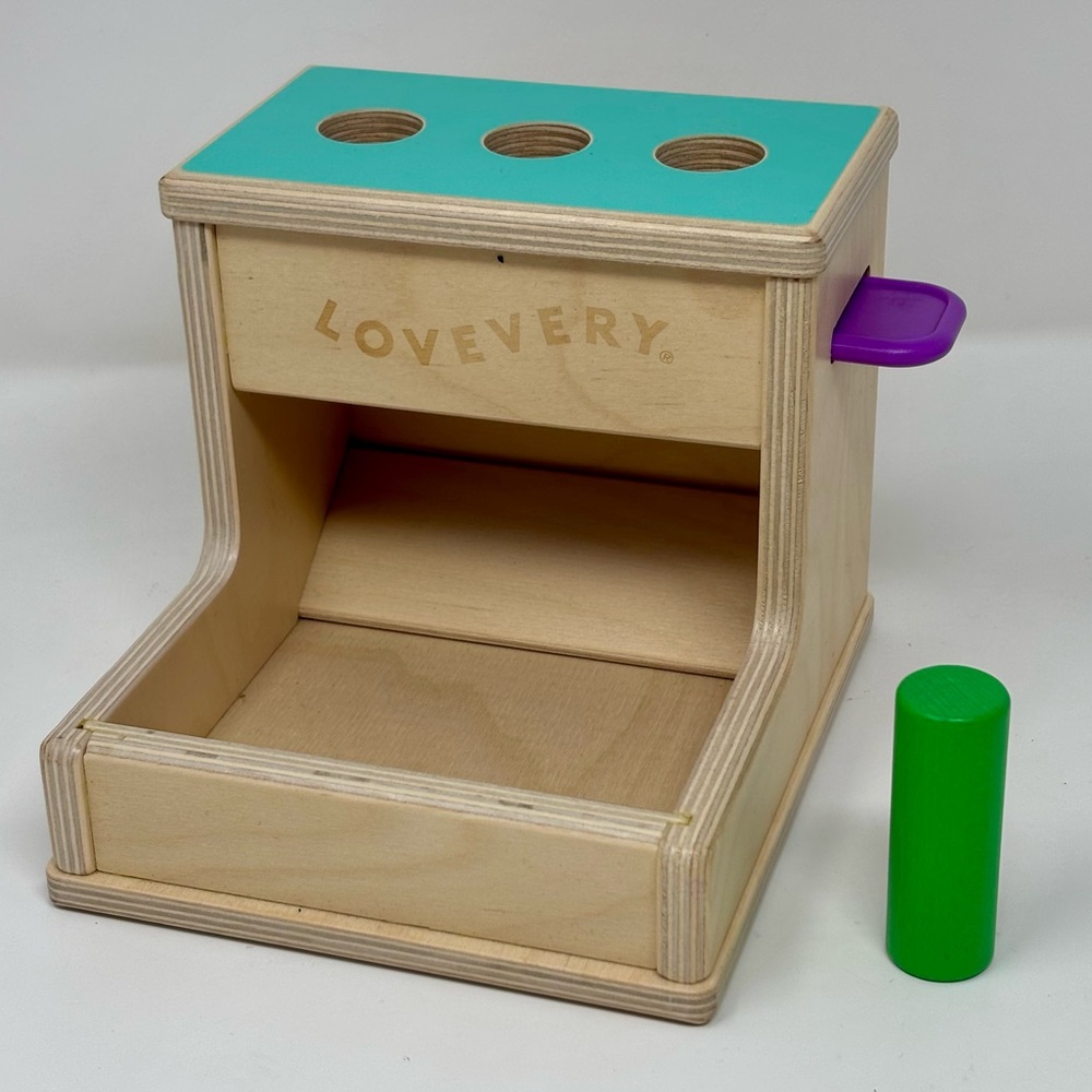Lovevery Wooden Peg Drop The Thinker Play Kit Baby 11-12M Montessori Toy READ